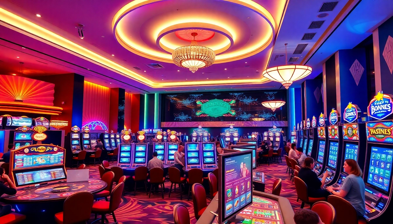 Experience the excitement of a Non gamstop Casino Uk with vibrant gameplay and modern decor.