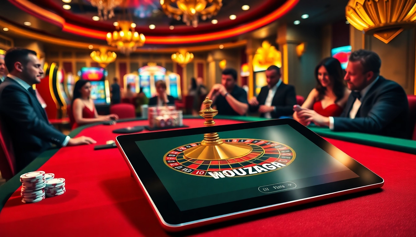 Experience thrills at https://whycazino.com/ with an exciting casino scene featuring roulette and poker.