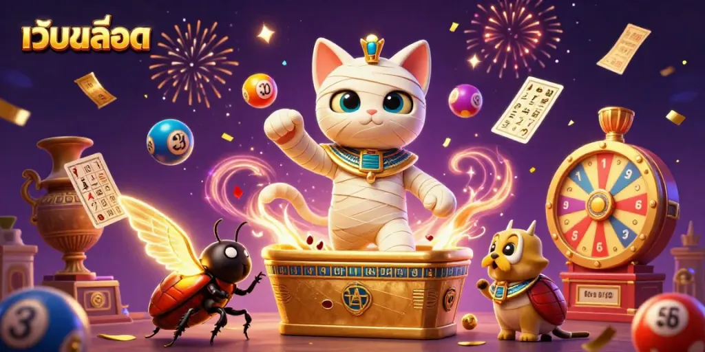 การเล่นเว็บสล็อตที่เต็มไปด้วยสีสันจากการ์ตูน 3D ในคาสิโนพีระมิด