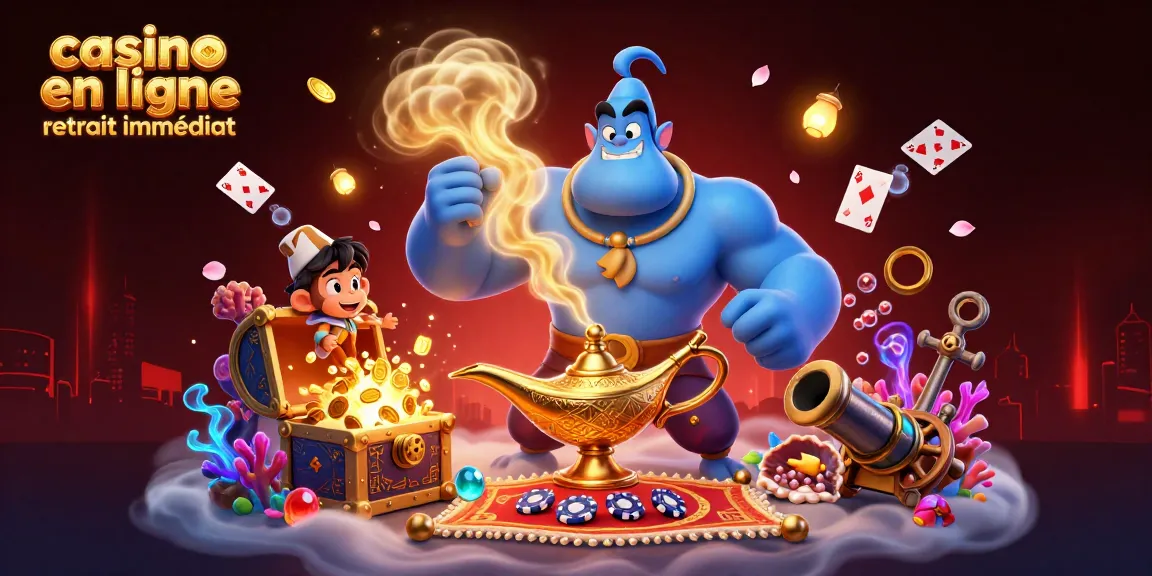 Jouez sur un casino en ligne retrait immédiat avec une ambiance magique remplie de trésors et de jeux.
