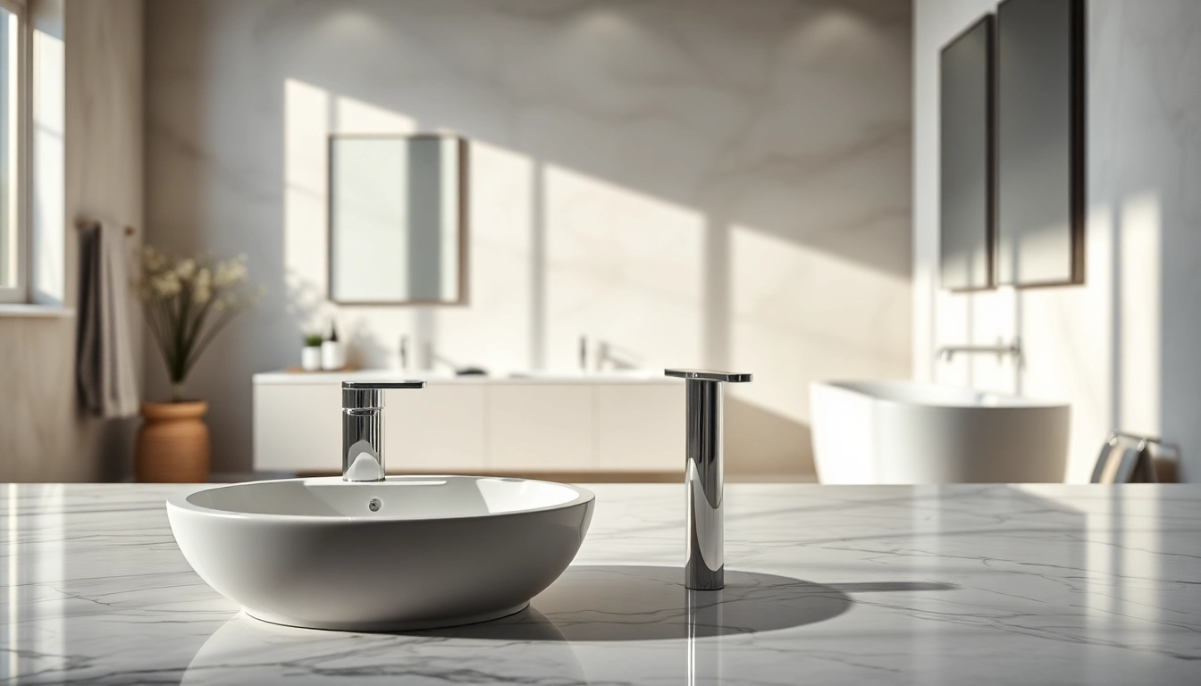 Scopri sanitari eleganti in un moderno ambiente bagno, progettati per stile e funzionalità.