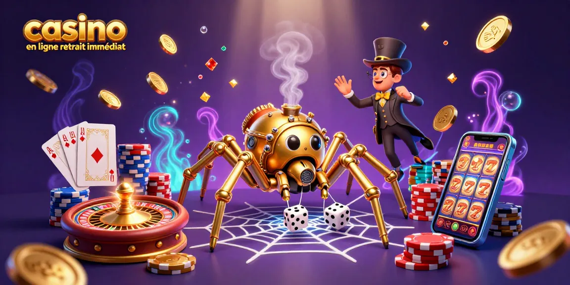 Attrapez des gains avec casino en ligne retrait immédiat, un univers de jeux de hasard fascinant.