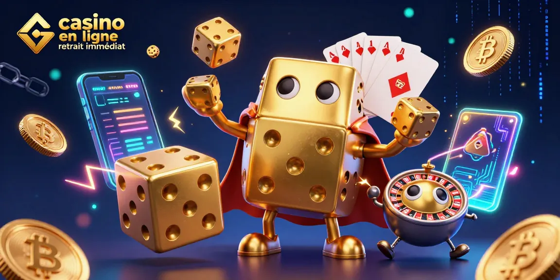 Jouez à casino en ligne retrait immédiat avec des éléments de jeu colorés et animés