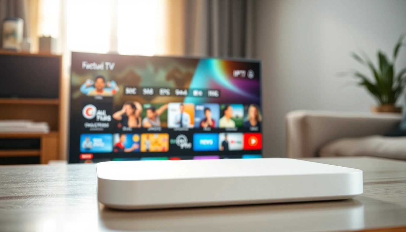 Explore diverse IPTV streams showcased on a digital interface with vibrant channel visuals.