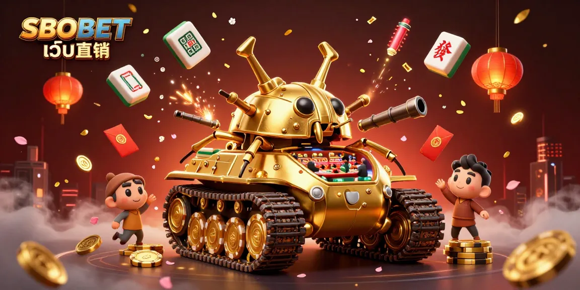 Experience exciting betting action with SBOBET เว็บตรง in a vibrant, ultra-detailed 3D scene.