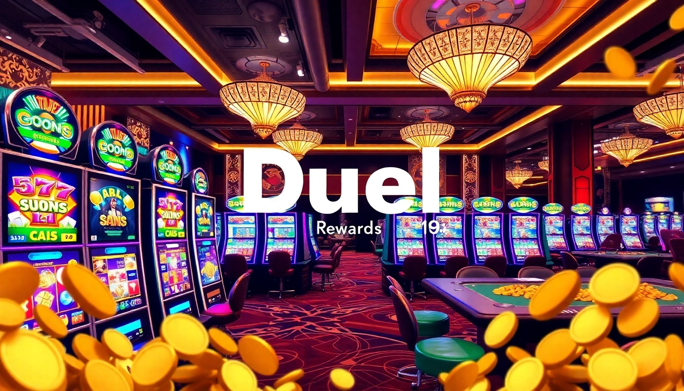 Experience top casino bonuses at https://duel-rewards.com with vibrant slot machines and exciting gameplay visuals.