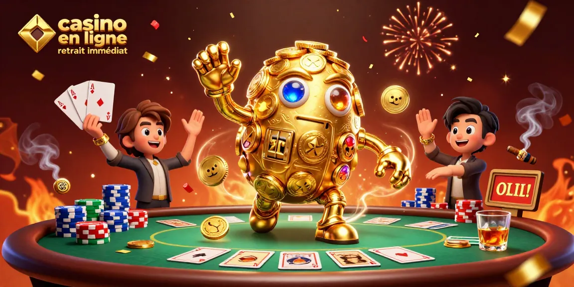 Retirez vos gains avec casino en ligne retrait immédiat, jouez et gagnez aux poker et machines à sous.