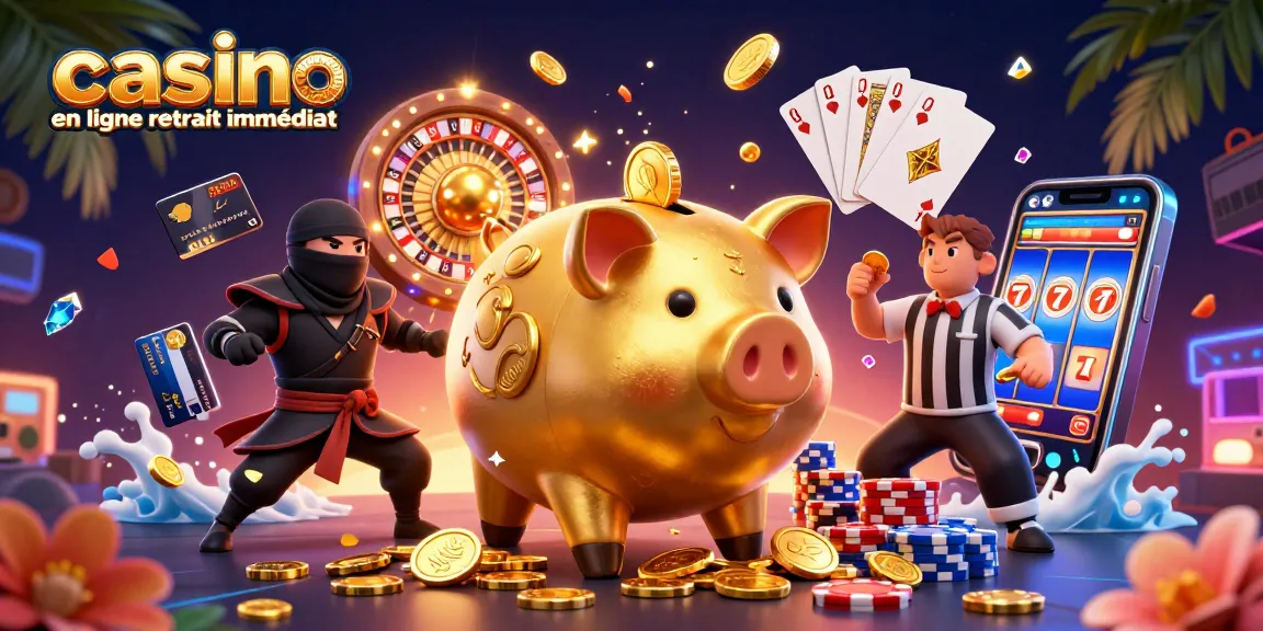 Retirez vos gains facilement avec le casino en ligne retrait immédiat, profitez des jeux palpitants.
