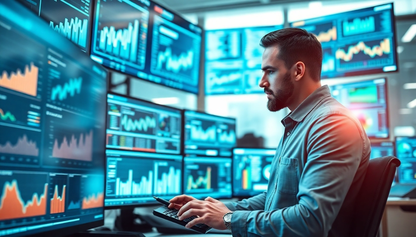 Analyze information effectively in a dynamic workspace filled with digital data.