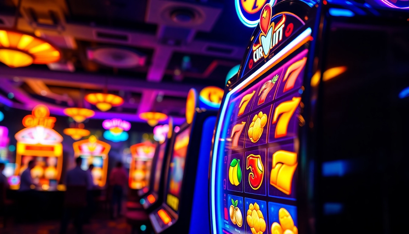 Putaran mesin slot777 yang menegangkan dengan nuansa kasino yang cerah.