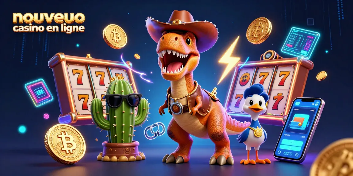 Jouez à nouveau casino en ligne avec des personnages 3D captivants, illustration dynamique !