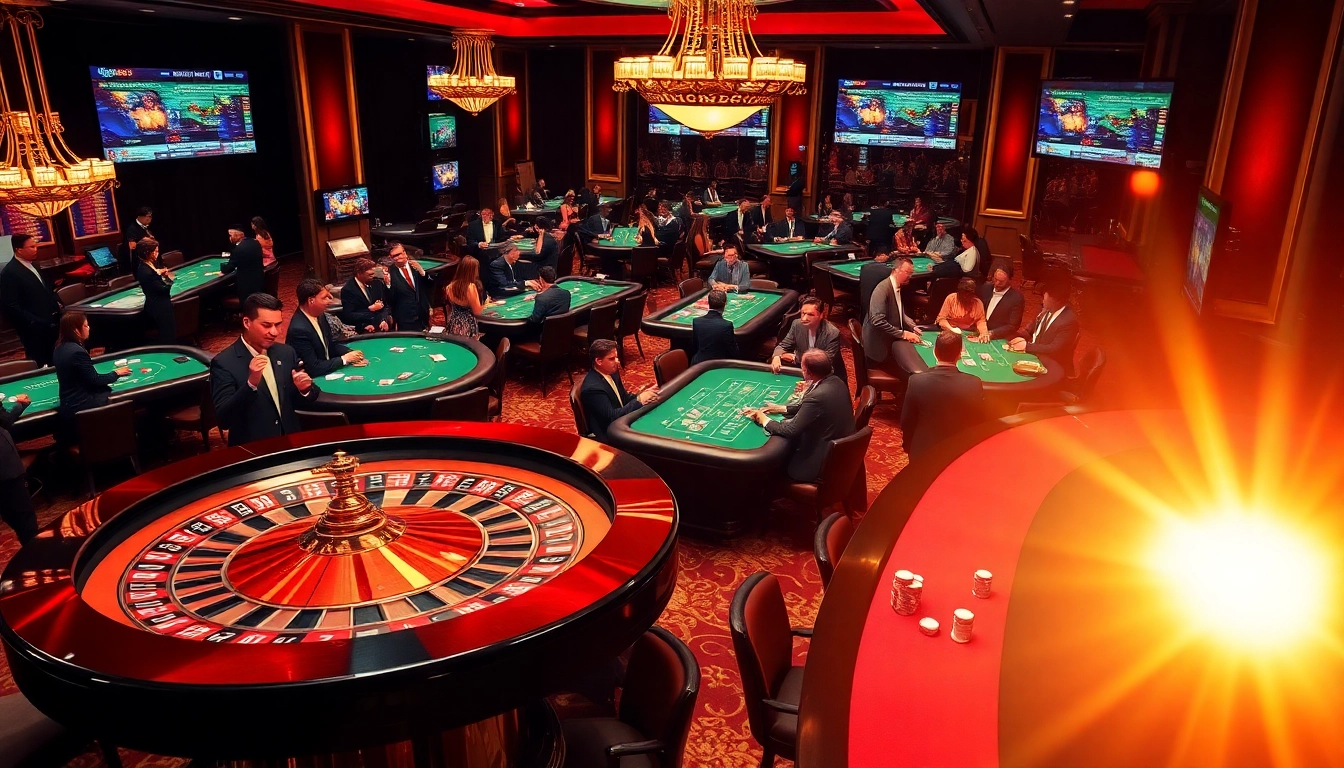 Experience the thrill of gambling at king88 with lively casino games and luxurious decor.