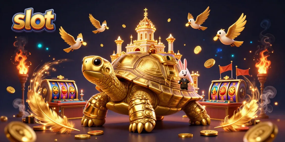 Menggulung gulungan slot untuk menemukan kemenangan besar dengan latar belakang kasino yang megah.