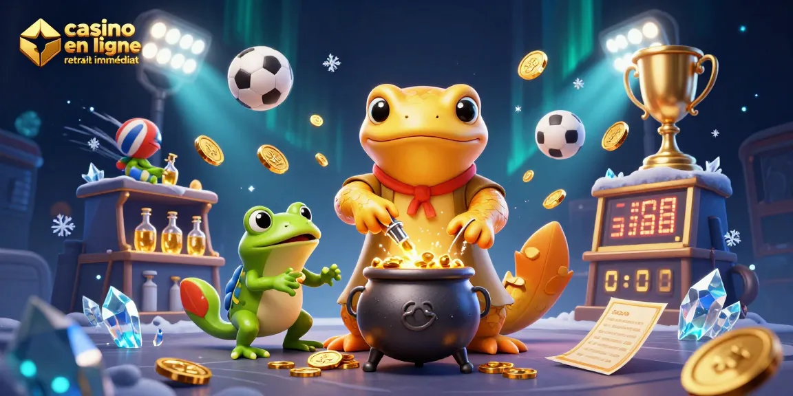 Gagnez rapidement avec le casino en ligne retrait immédiat grâce à cette illustration dynamique captivante.