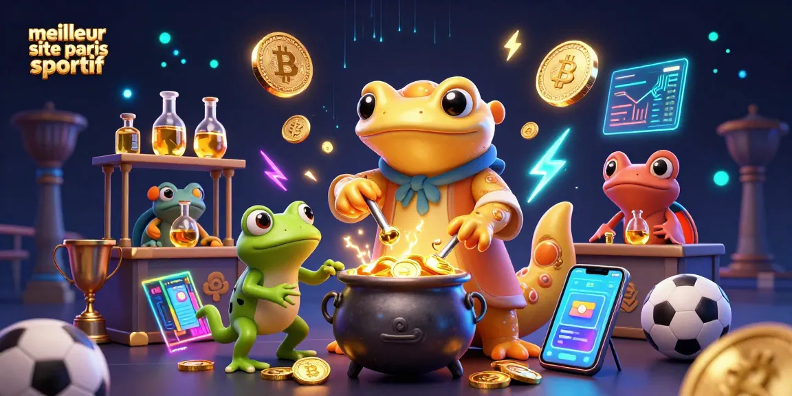 Plongez dans l'univers du meilleur site de paris sportif avec des créatures animées et des éléments de jeu captivants.