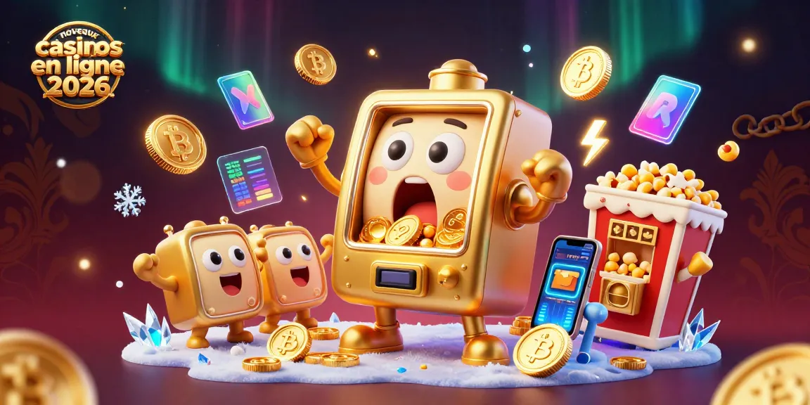Vivez l'excitation des nouveaux casinos en ligne 2026 avec des machines à sous et des cryptomonnaies.