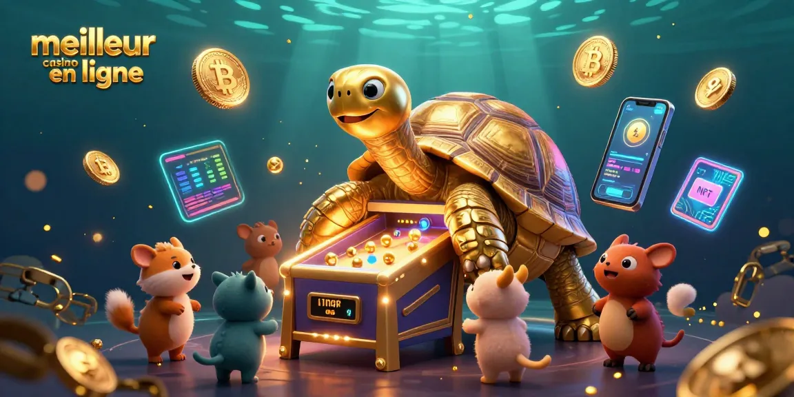 Jeux passionnants au meilleur casino en ligne avec tortue géante et crypto-monnaies.