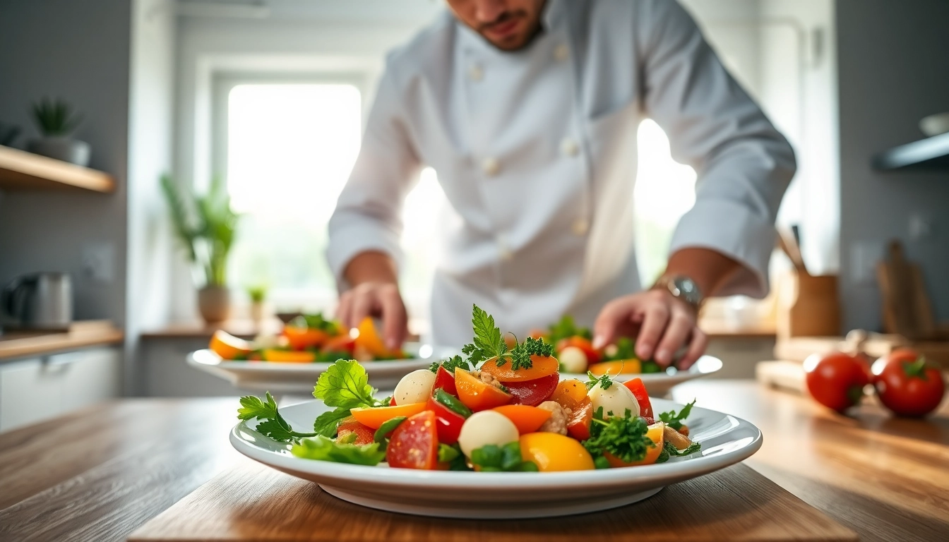 Prepare an exquisite dish with dishfacts using fresh ingredients and culinary skills.