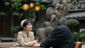 アンス 口コミで語りかける女性が診療を受けている様子を捉えたイメージ。