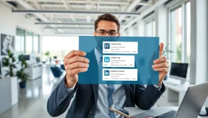 Showcase of various LinkedIn accounts for sale, illustrating how to Buy LinkedIn Accounts effectively.