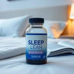 Enhance your knowledge with sleep lean reviews showcasing a serene sleep setting and product details.