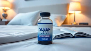 Enhance your knowledge with sleep lean reviews showcasing a serene sleep setting and product details.