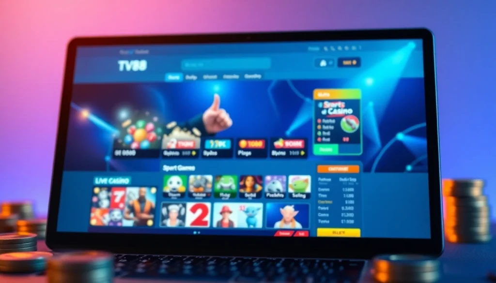 Explore the dynamic homepage of TV88 at https://whycazino.com, showcasing a safe and vibrant online gaming experience.