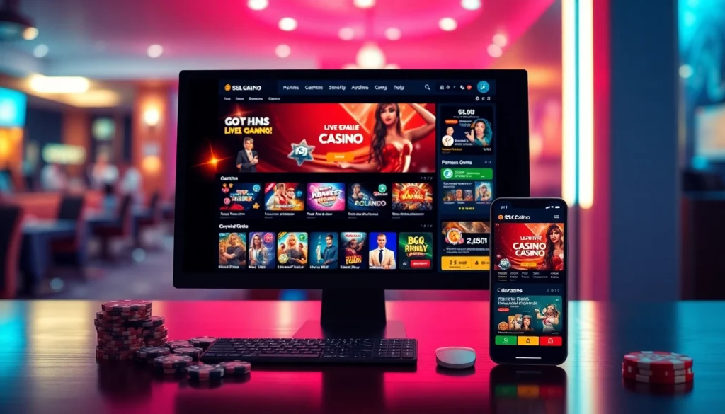 Online gaming experience at https://whycazino.com with vibrant casino interface showcasing user-friendly design and promotions.