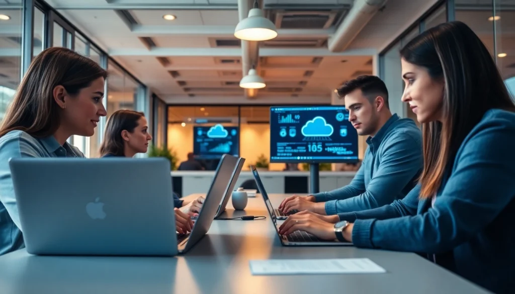 Managed IT Services Tampa team collaborating in a modern office