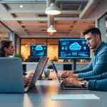 Managed IT Services Tampa team collaborating in a modern office