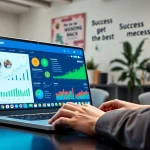 Analyze engagement with Instagram smm panel data and tools in a vibrant digital marketing workspace.