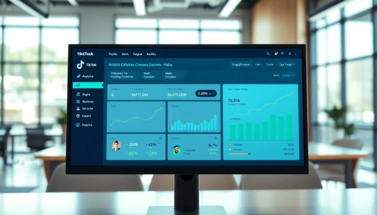 Enhance your reach with a TikTok SMM panel showcasing analytics and growth metrics.