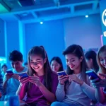 Exciting gameplay scene featuring players enjoying MV88 game with secure USDT transactions.