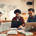 Translate text effectively with linguists at https://www.elitetranslingo.com in a bright office.