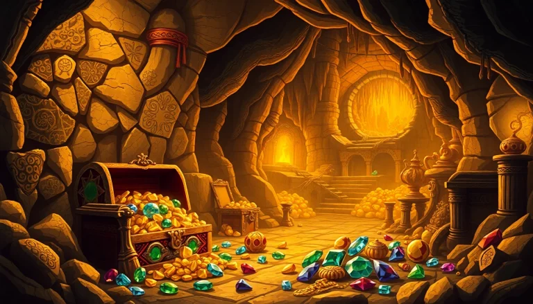 Admire the treasures of King Solomon's Mine in a captivating underground setting.