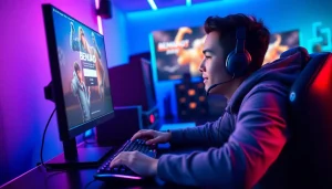 Login to the bensu4d login game while immersed in a vibrant gaming atmosphere.