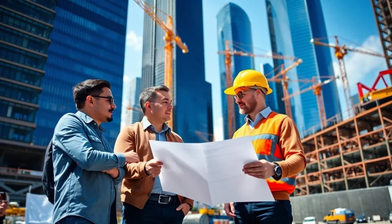 Construction Manager guiding a team on-site in New York City Construction Manager environment.