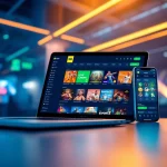 Dynamic 888 new betting platform showcasing various gaming options and promotions in a vibrant digital interface.