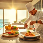 Transform your culinary experience with Private chef Sint Maarten creating gourmet dishes.