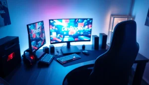 Menyajikan diantogel di lingkungan gaming yang modern dan menarik.