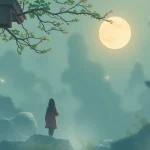 リモート家庭教師が子供にオンライン学習を教えている場面を視覚化。