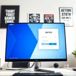 Jentoto login halaman dengan desain modern yang menarik dan interaktif.