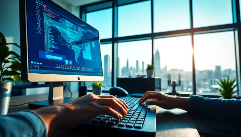 Engage with https://fhpts.com through a modern digital workspace showcasing productivity.