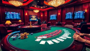 Experience the excitement at KING88, where vibrant casino games and stunning visuals await.