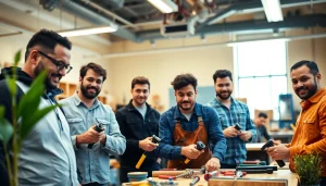 Students learning at trade schools oahu, mastering skills in electrical work and plumbing.