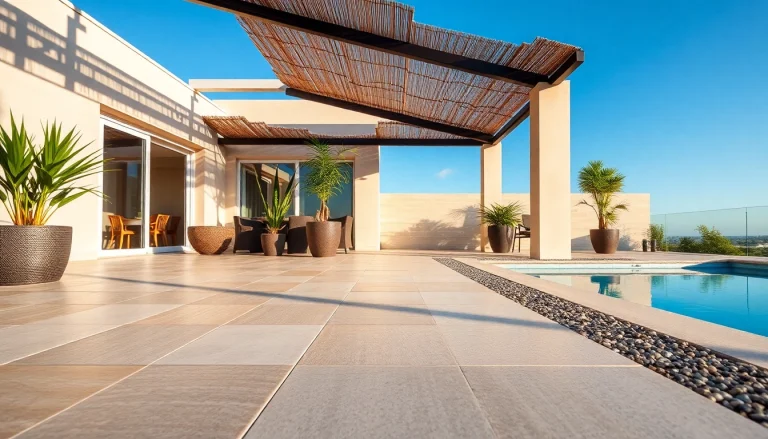 De magnifiques options de carrelage extérieur pour une terrasse moderne, parfaites pour les espaces extérieurs.