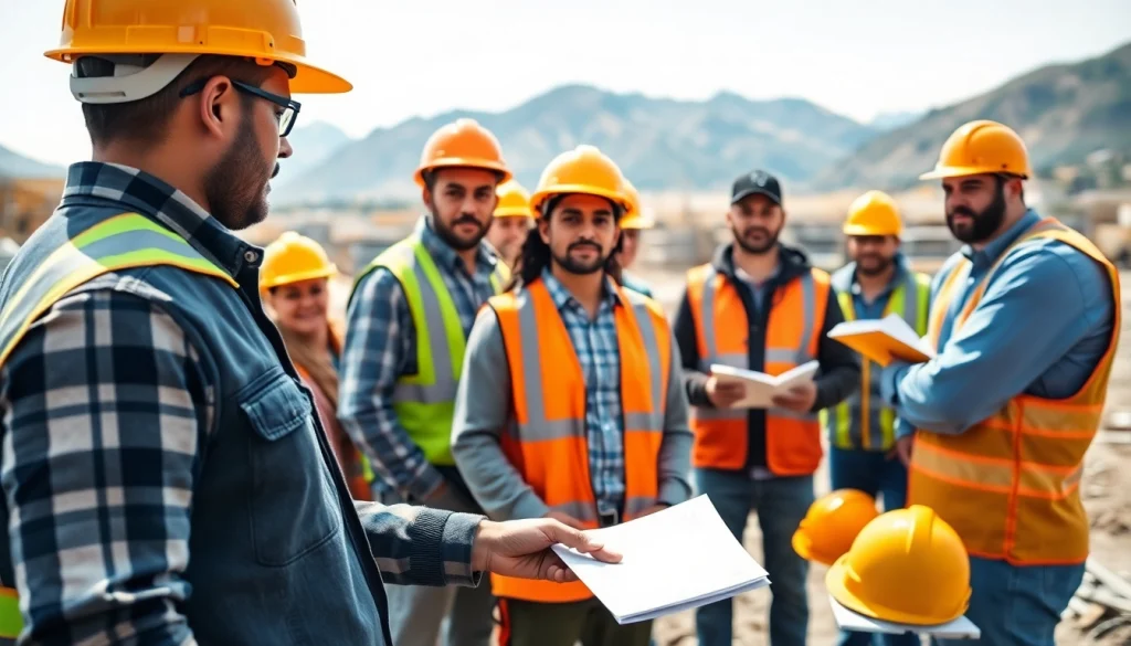 Boost skills with construction safety training colorado featuring trainees and instructors in an engaging training session.