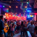 Enjoying live music venues in Puerto Rico with vibrant performances and lively crowd engagement.