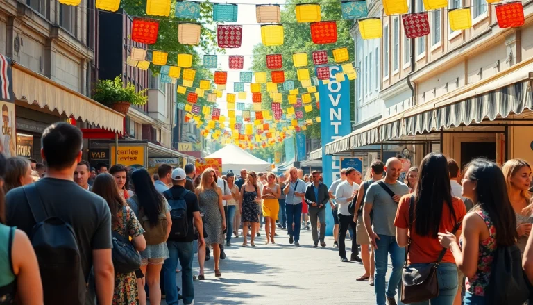 Discover the lively street festival in Coventry showcasing vibrant events on https://coventryhub.co.uk/events/ with music and food stalls.