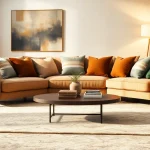 Relax and enjoy the comfort of a stylish corner sofa from https://corner-sofas.co.uk in a beautifully designed living room.